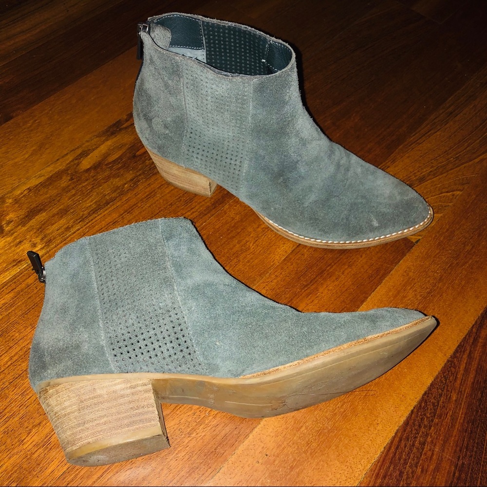 Dolce Vita Blue Suede Bootie